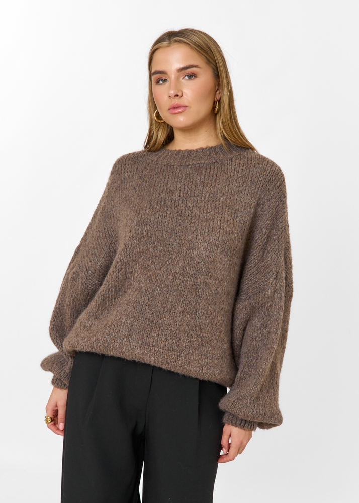 Fien trui taupe
