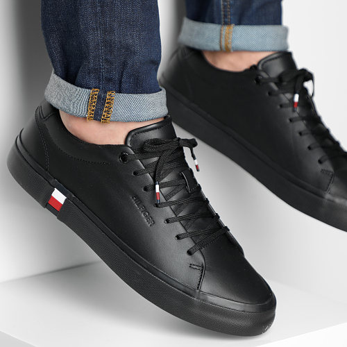 Baskets Modern Vulc Corporate Leather 4351 Black