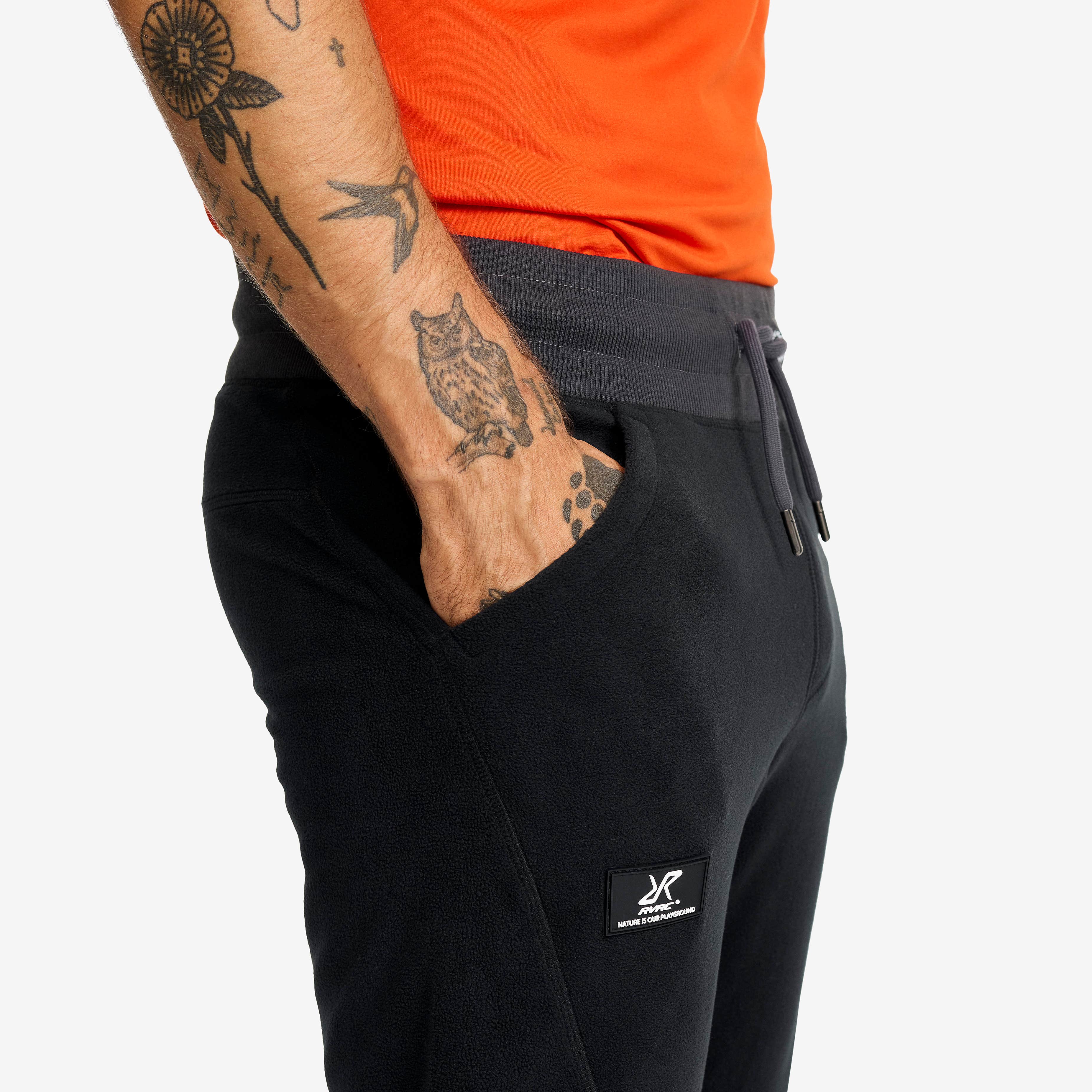 Trekker Fleece Pants Herre Black/Anthracite