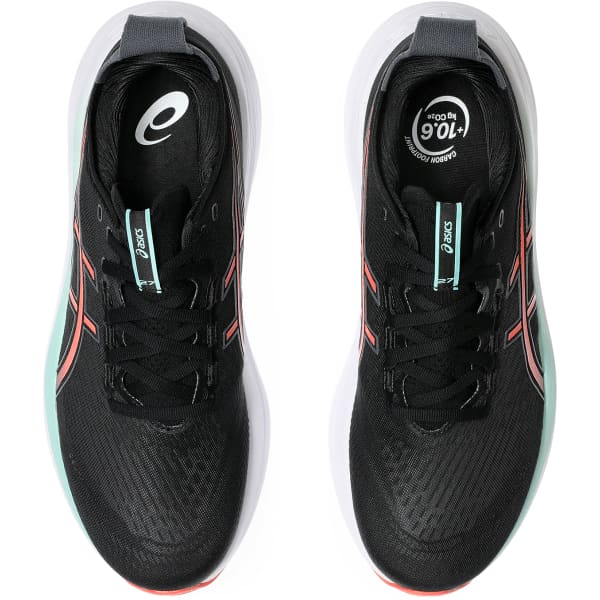 Chaussure running ASICS GEL-NIMBUS 27 BLACK/CORAL REEF