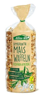 Allos Amaranth Rozemarijn Zeezout Maiswafels 100GR