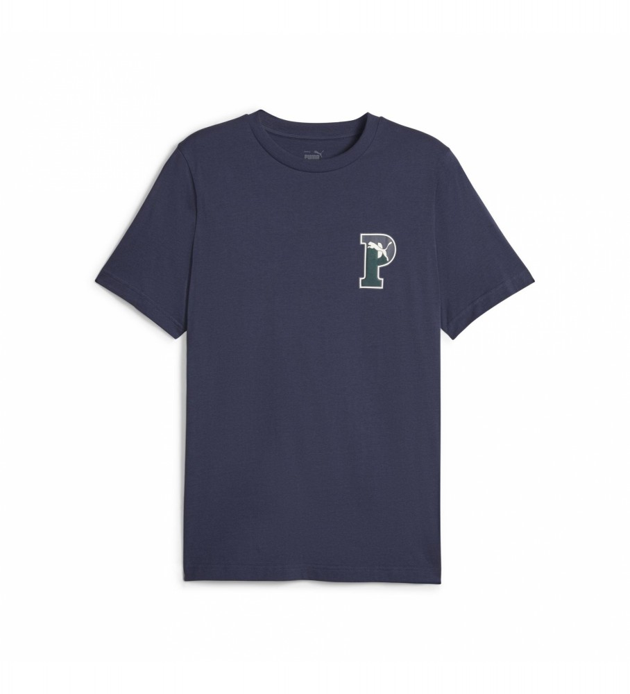 Camiseta Puma Squad Graphic azul marinho