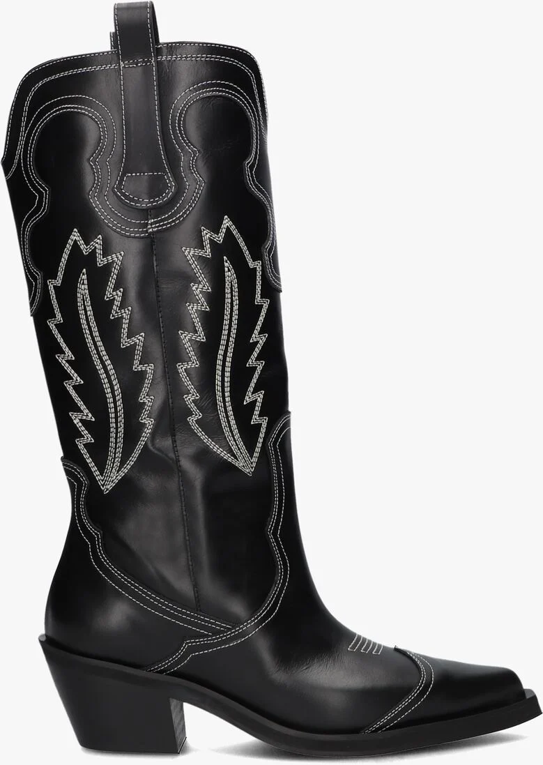 TORAL zwarte toral cowboylaarzen motto