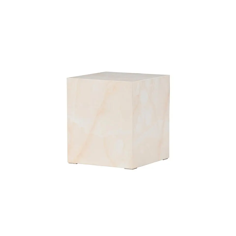 Salontafel Vierkant - Beige MDF - 40x40x45cm - York