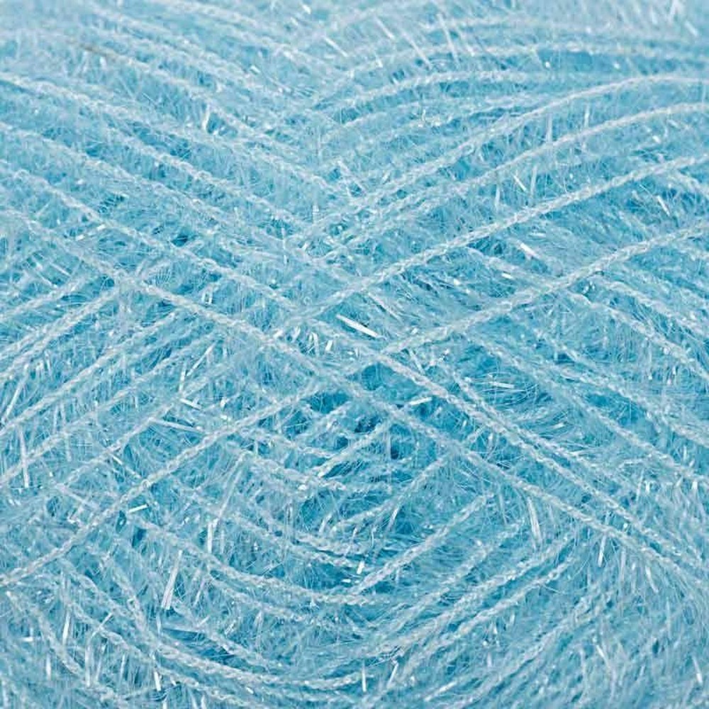 2 pelotes de fil pour éponge créative - creative bubble - bleu clair