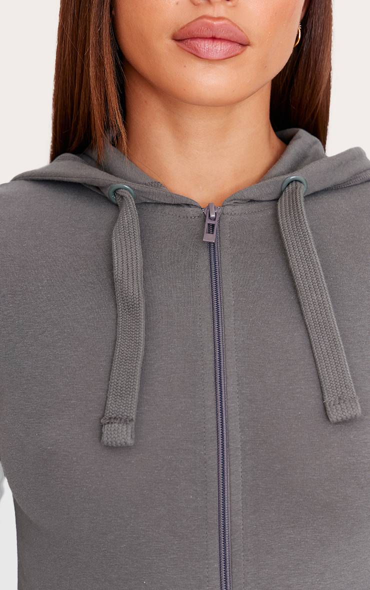 Charbon Veste De Survêtement Cintrée Zippée Tall Coordonnée
