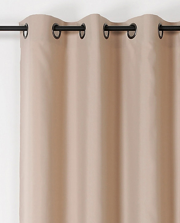 Rideau en polyester Linder L.135 x H.240 cm beige