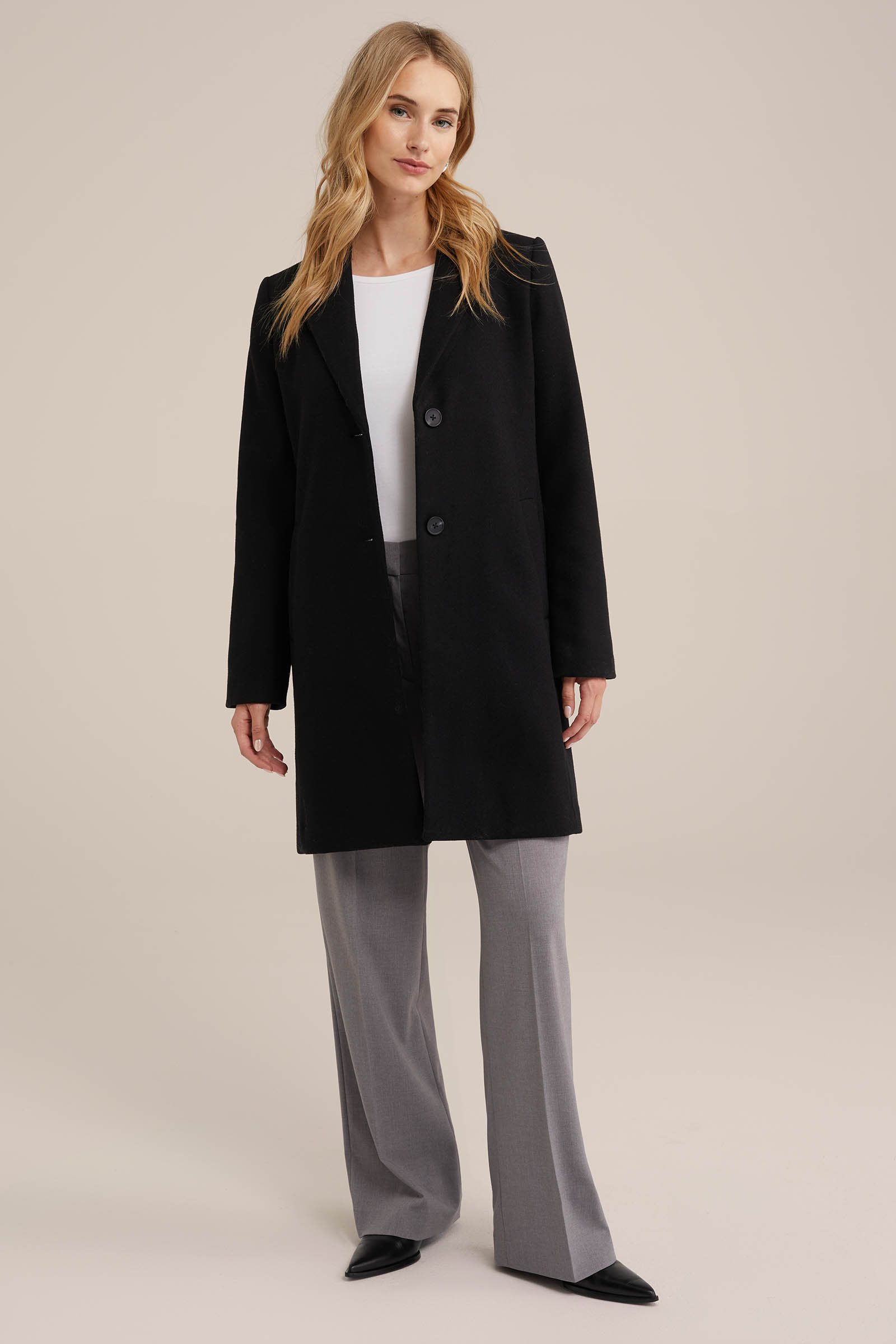 jas van wolmix WE Fashion Zwart