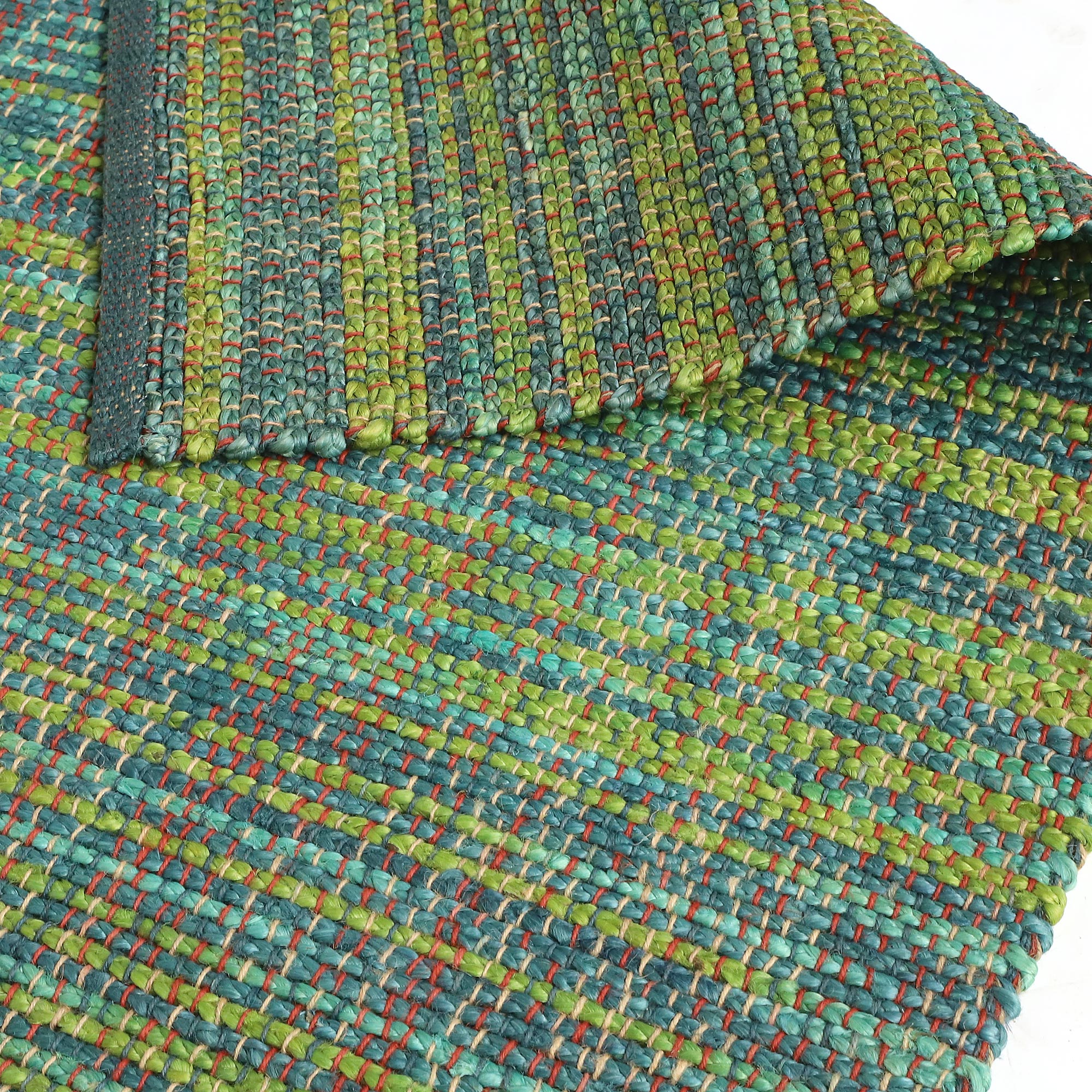 Teppich 'Luay', grün-blau, 200 x 140 cm & 240 x 170 cm von fischer's lagerhaus