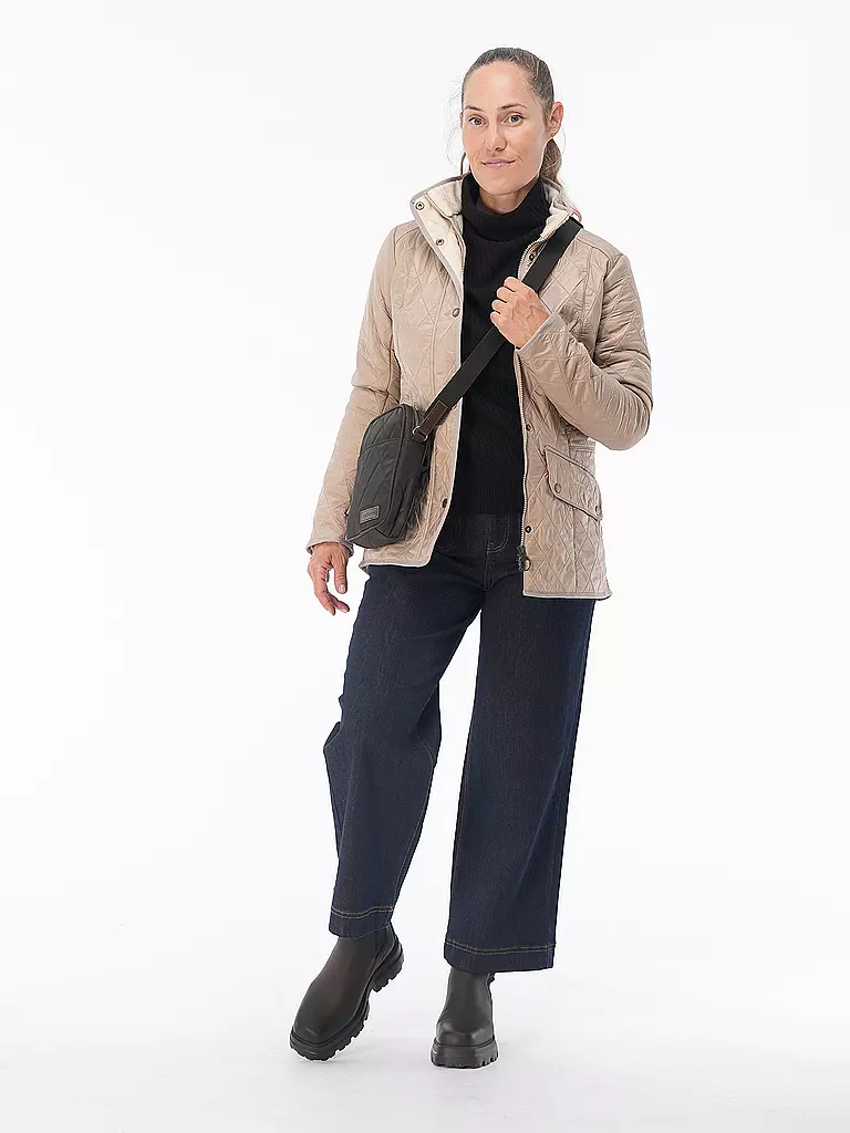 BARBOUR Leichtsteppjacke CAVALRY POLARQULIT beige
