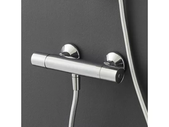 Mitigeur douche thermostatique JACOB DELAFON Simone chrome + nettoyant