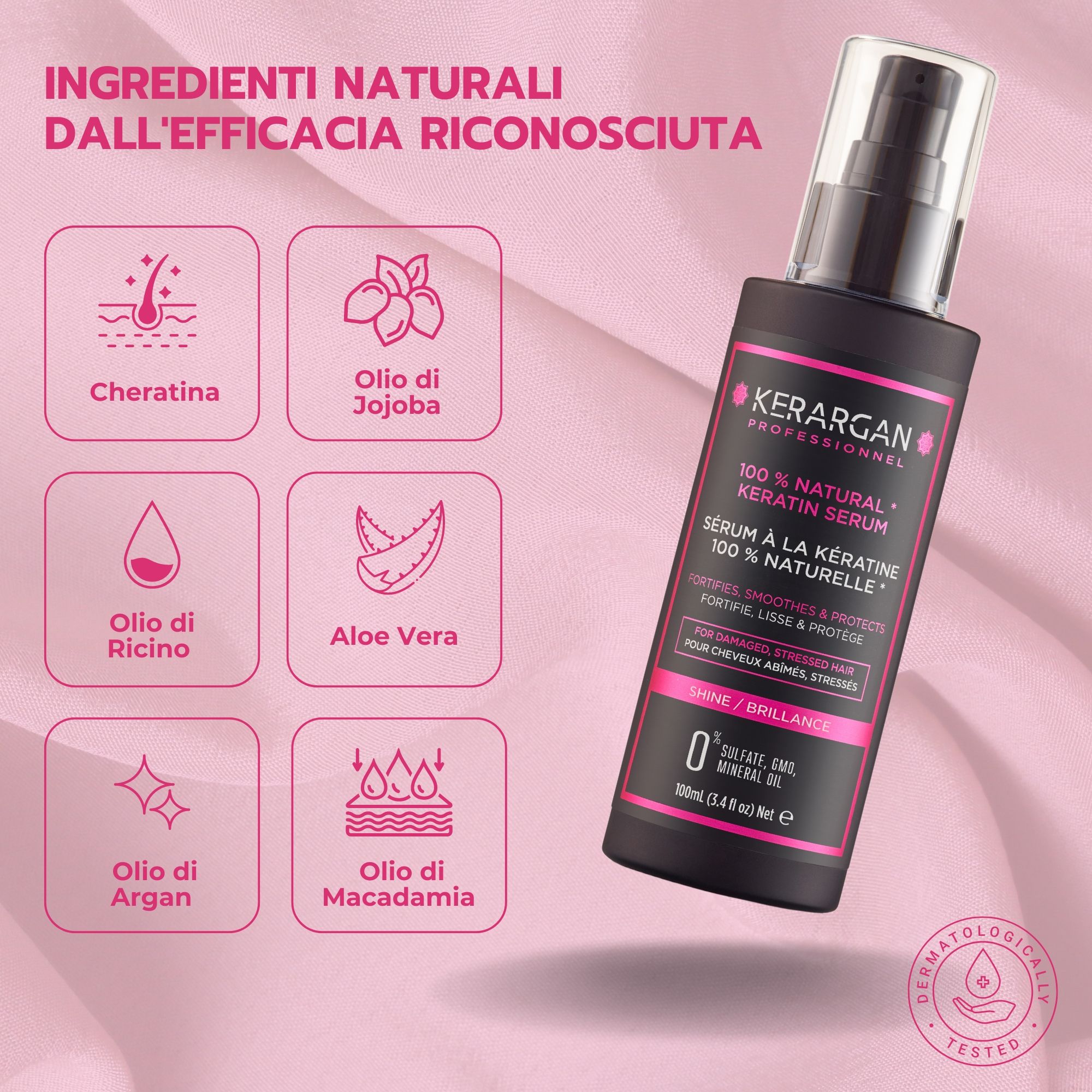 Kerargan - Ultra reparierendes Haarserum mit Keratin