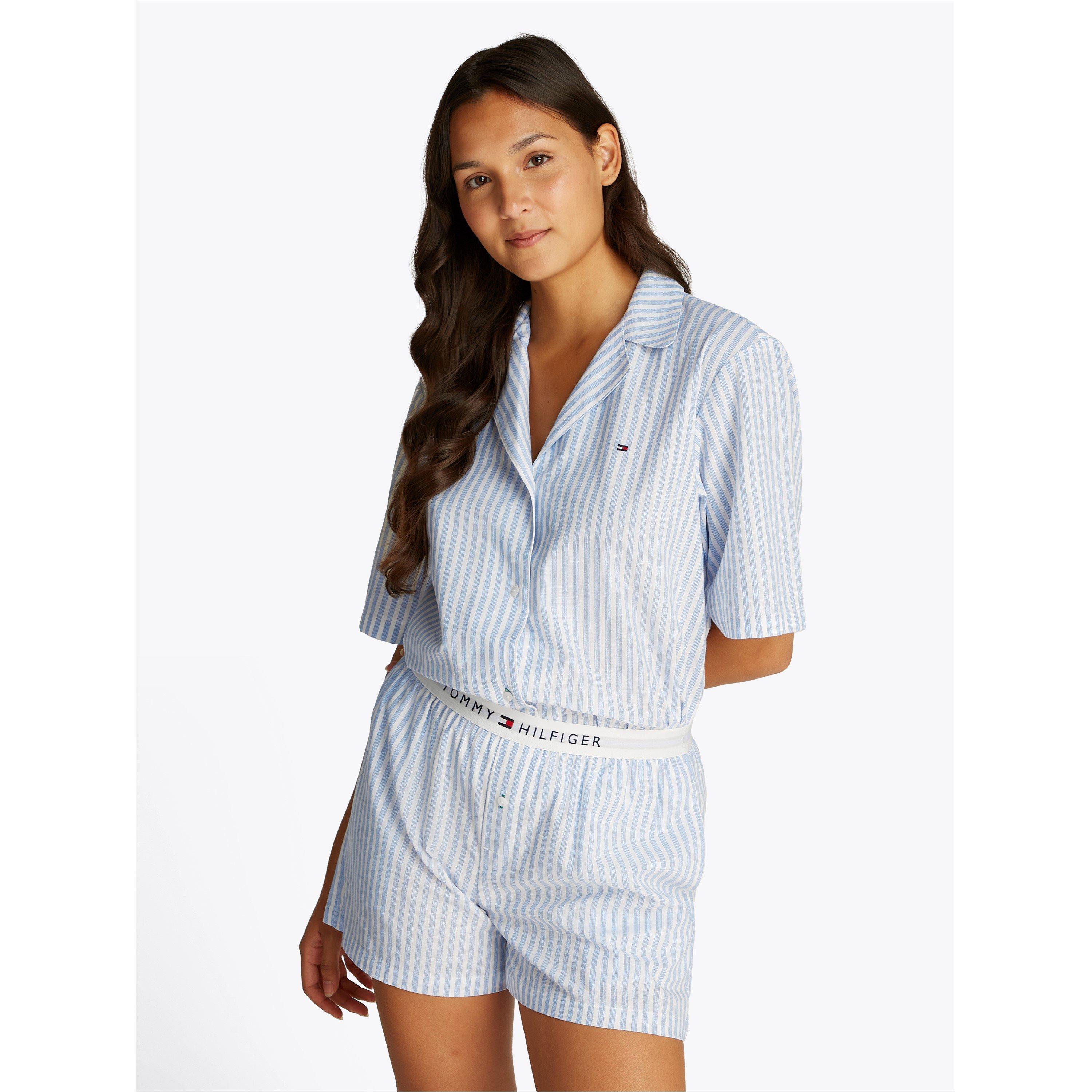 Tommy Hilfiger SS LINEN SHIRT SHORT SET