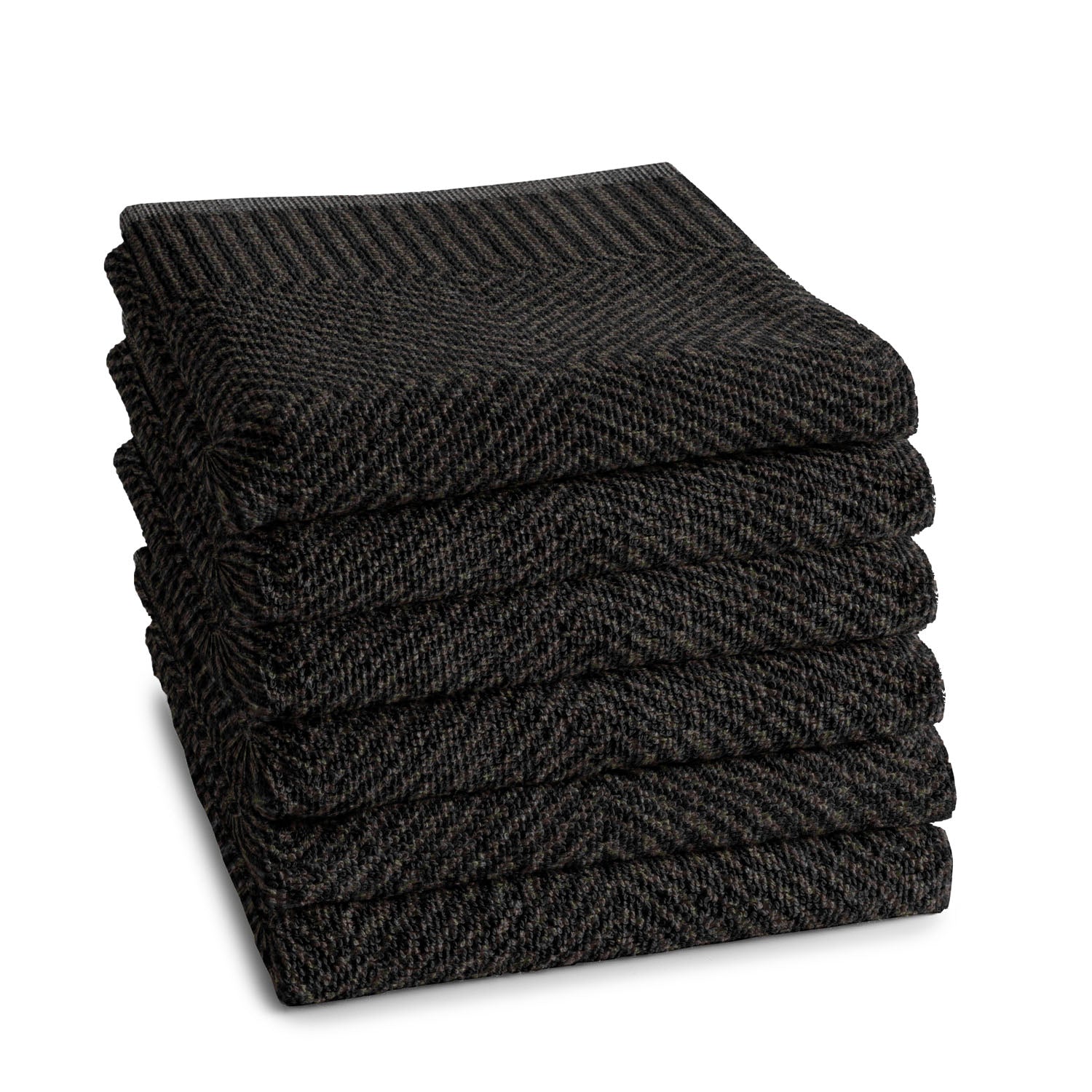 DDDDD keukendoek Cisis - 50x55cm - Ebony - 6 stuks