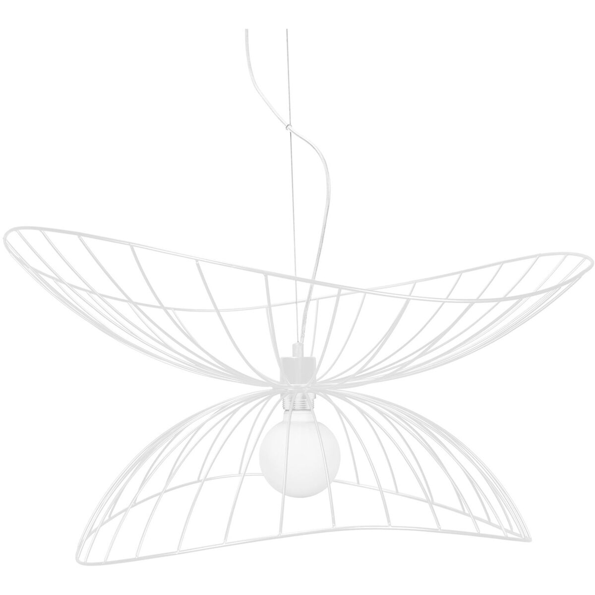 Ray Pendel 70 cm, hvit