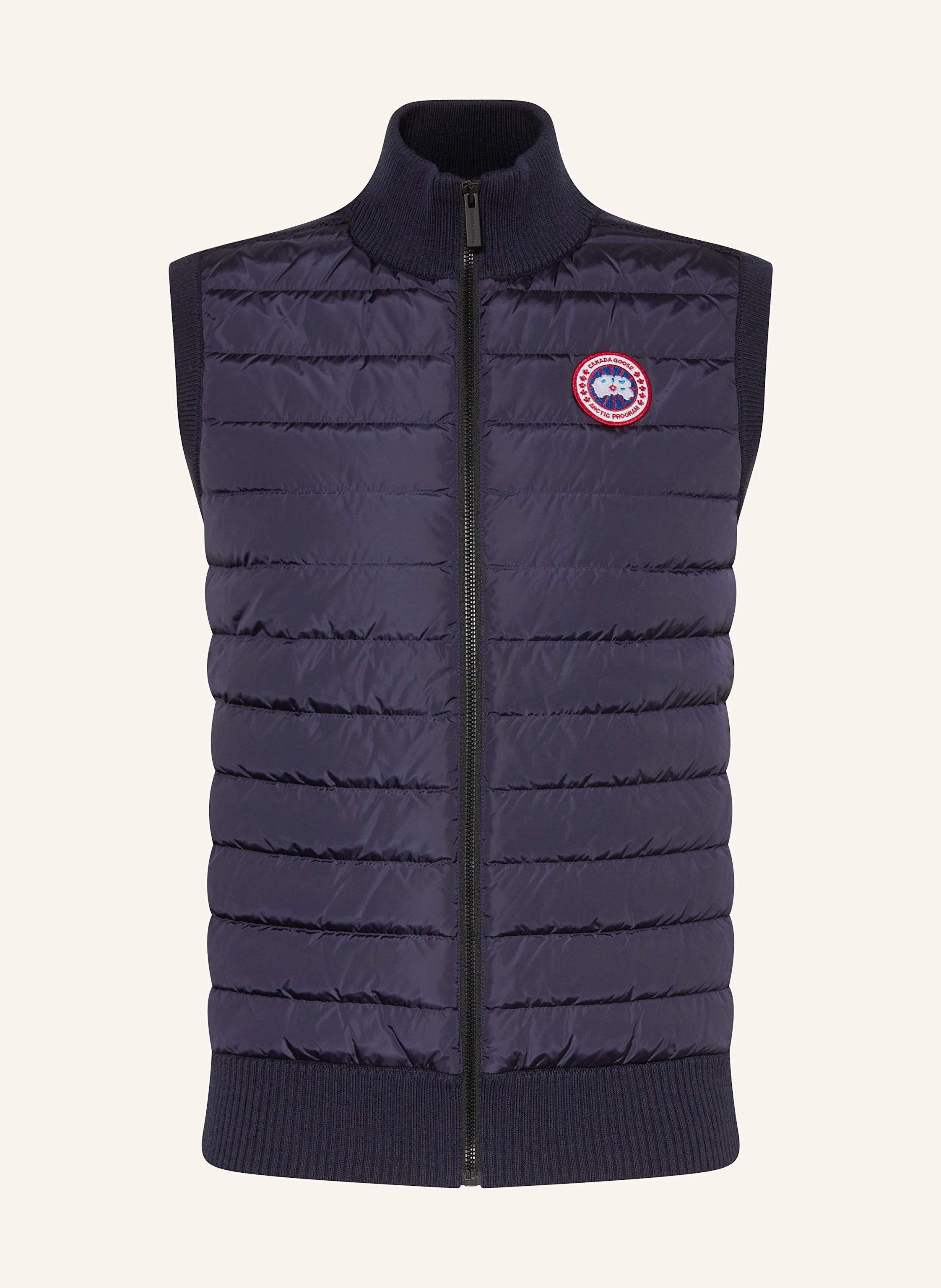 CANADA GOOSE Daunenweste HYBRIDGE im Materialmix