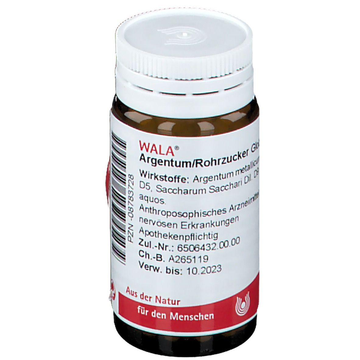 WALA® ARGENTUM/ROHRZUCKER Globuli