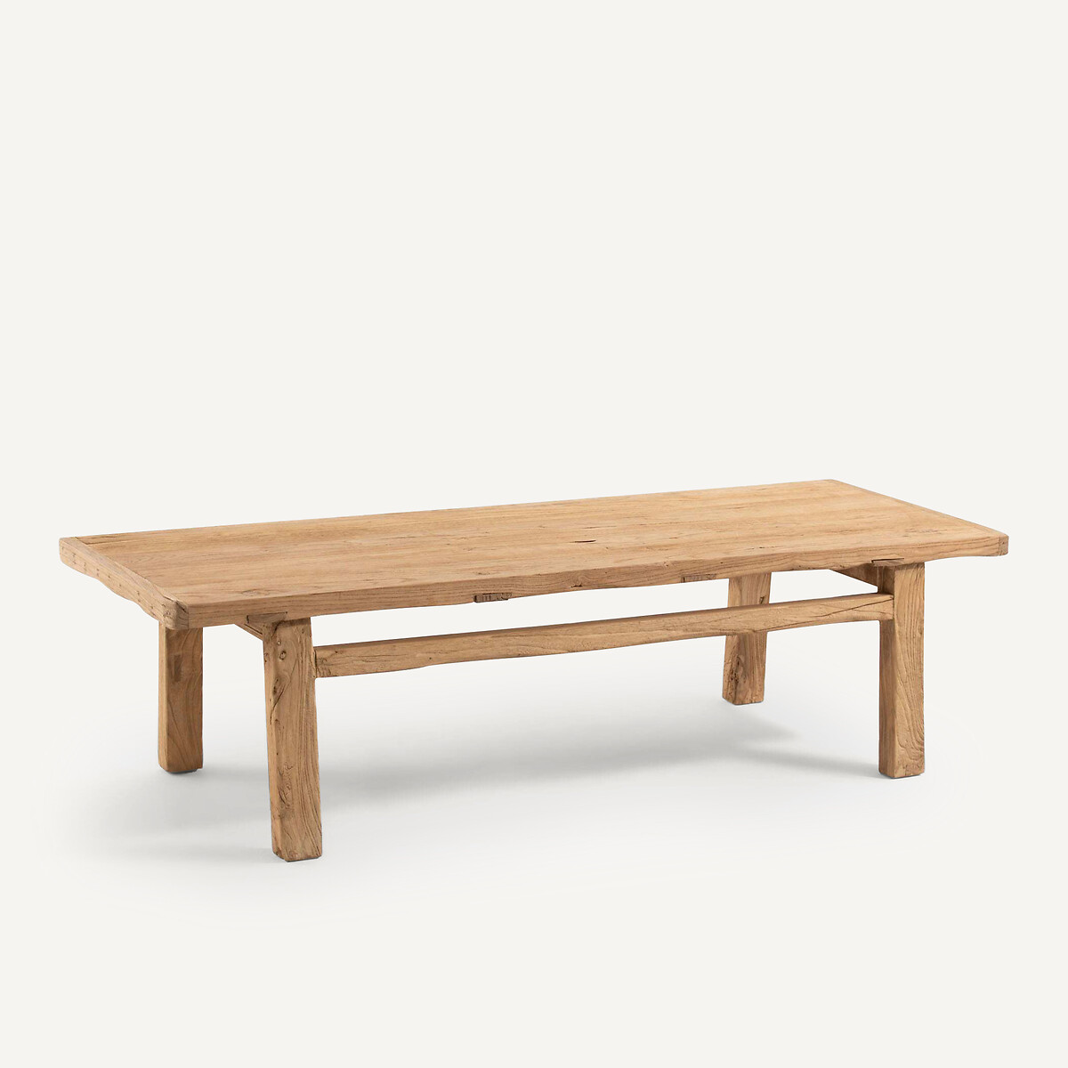 AM.PM<br>Mesa de centro em madeira maciça de olmo reciclado, Sumiko
