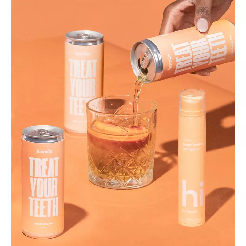 Hismile Toothpaste 60 gr. - Peach Iced Tea
