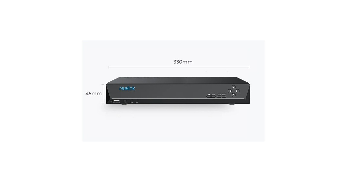 ReolinkRLK16-800B8-AI beveiligingsset  beveiligingscamera  (Wit, 8 stuks, 8 MP, PoE, 4 TB)