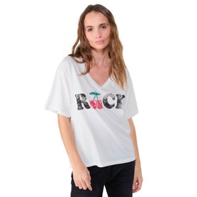 Tee-shirt à manches courtes femme Auldi LE TEMPS DES CERISES