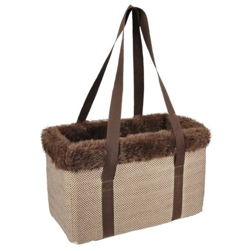 Bolsa de transporte para animais de estimação Arabel, marrom