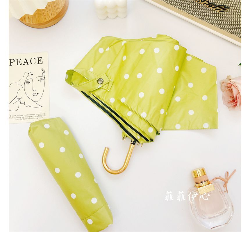Fenmo - Polka Dot UV-bescherming Compacte Paraplu