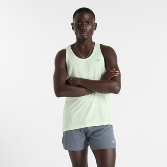 New Balance Athletics Singlet Top Melon Water Herren