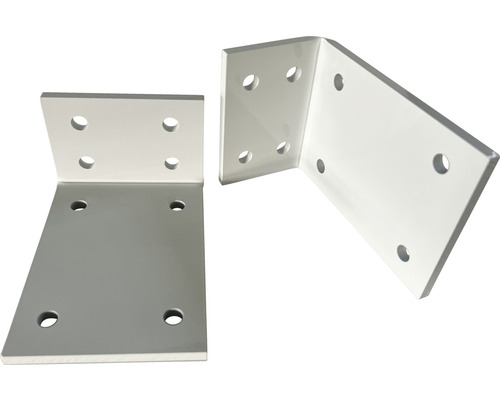 SOLUNA plafondbeugel voor Exclusiv zilver cassettescherm (set van 2)