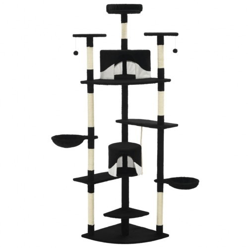 arranhador de sisal preto para gatos