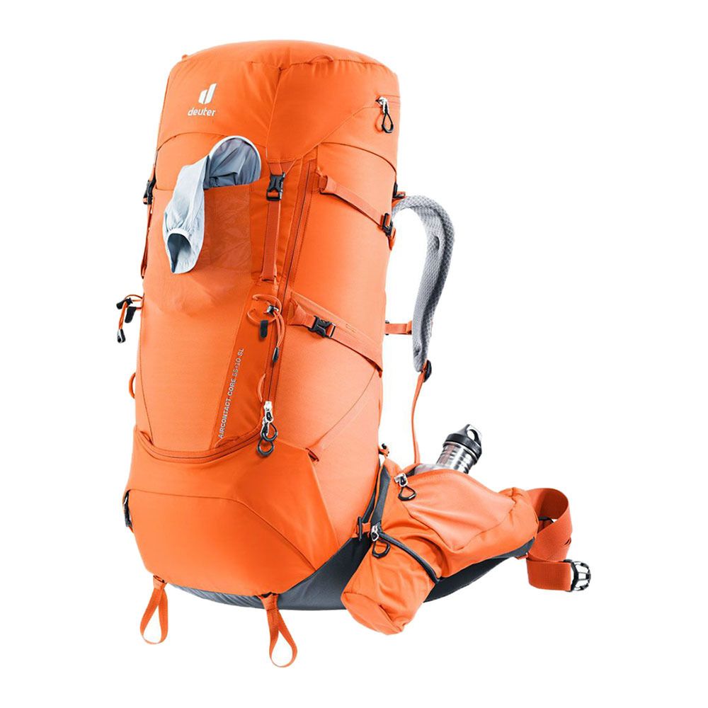 Deuter AIRCONTACT CORE SL 55+10L - Sac À dos Femme paprika-graphite