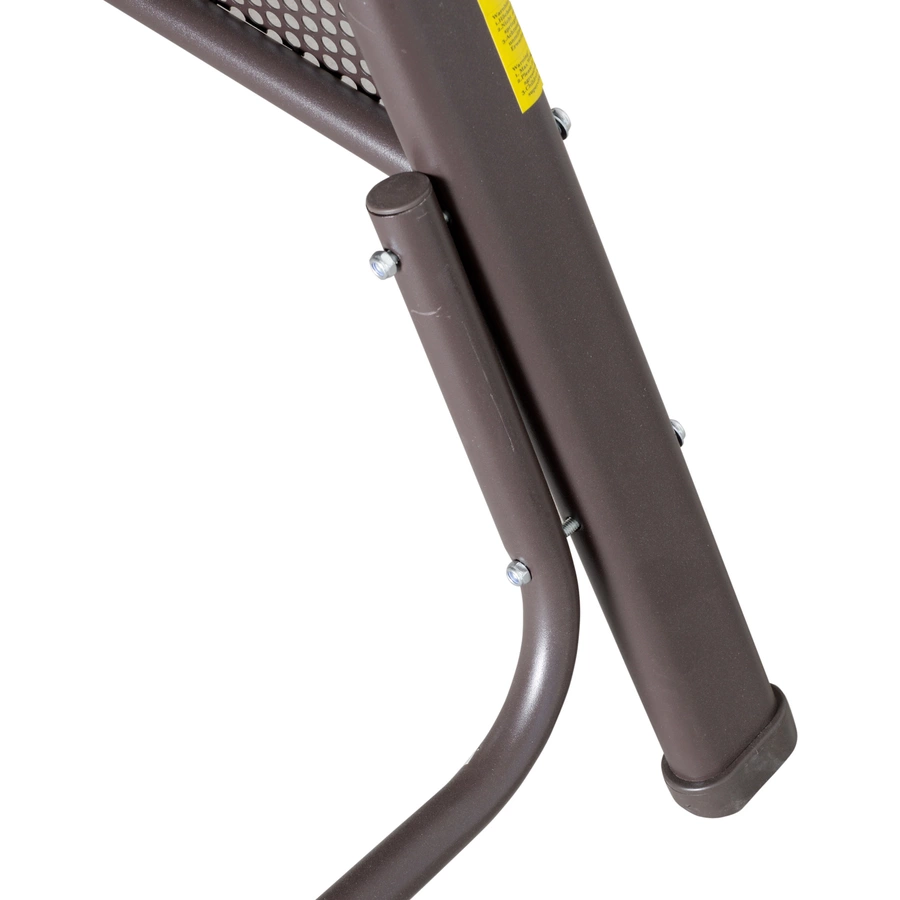 Outsunny Hollywoodschaukel mit Abstelltablett grau