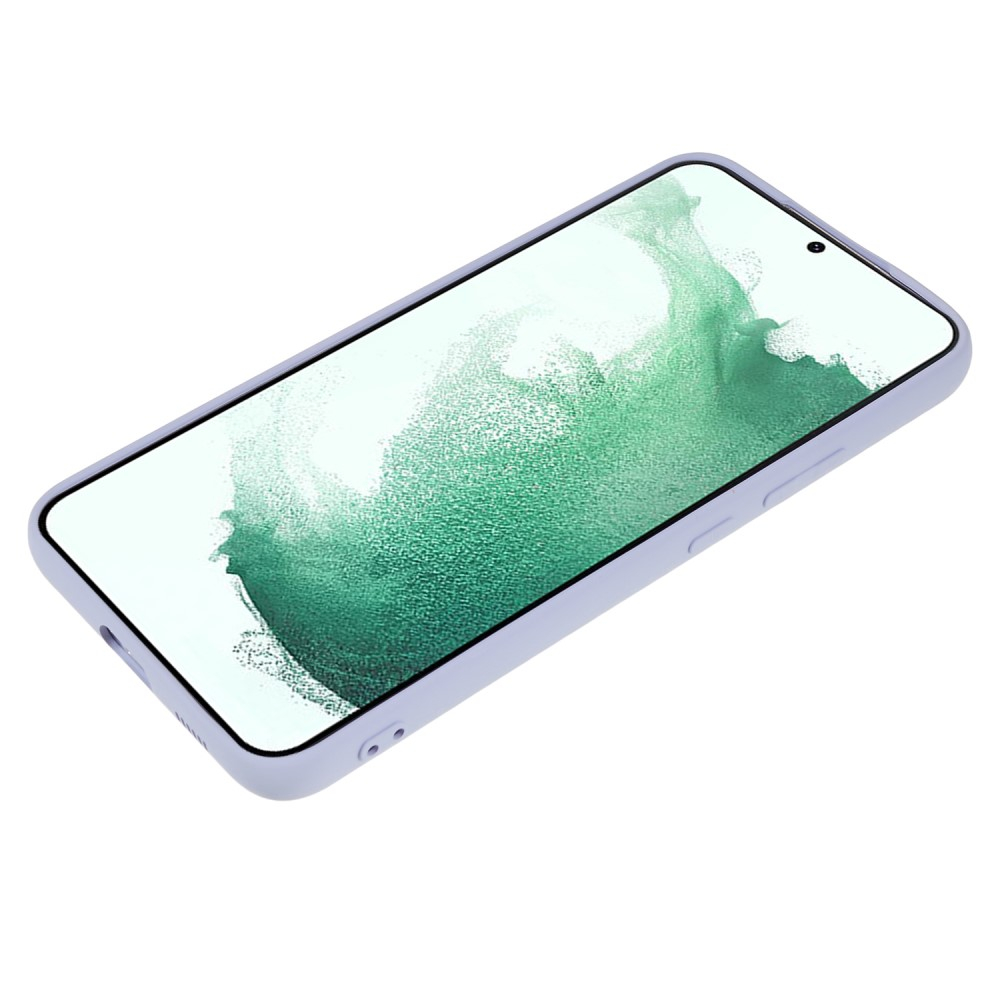 Samsung Galaxy S21 FE 5G Gummi Case Hülle mit Kameraschutz - Lila (Matt)