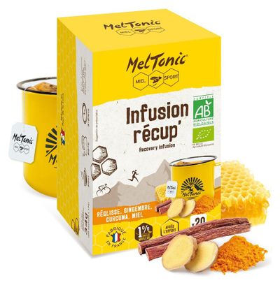 Infusions Récup' Meltonic Réglisse/Gingembre/Curcuma/Miel - 20 sachets