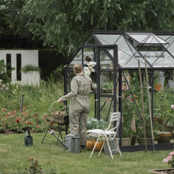 Royal Well Mary III kweekkas aluminium zwart 7,46 m²