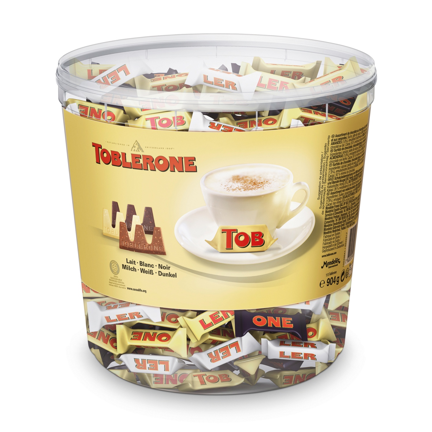 TOBLERONE Kübel 904 g