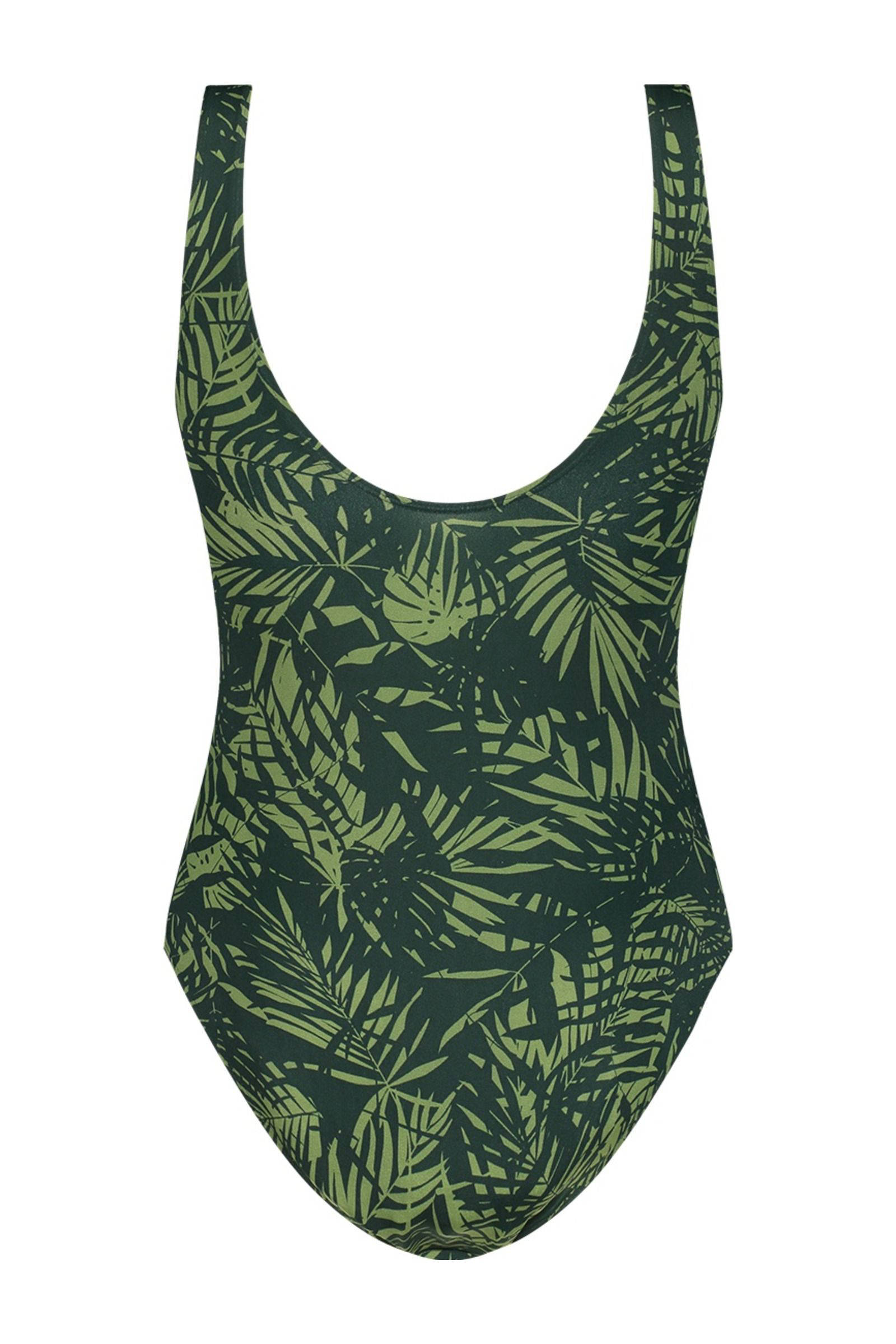 ten Cate Swim badpak donkerblauw/groen