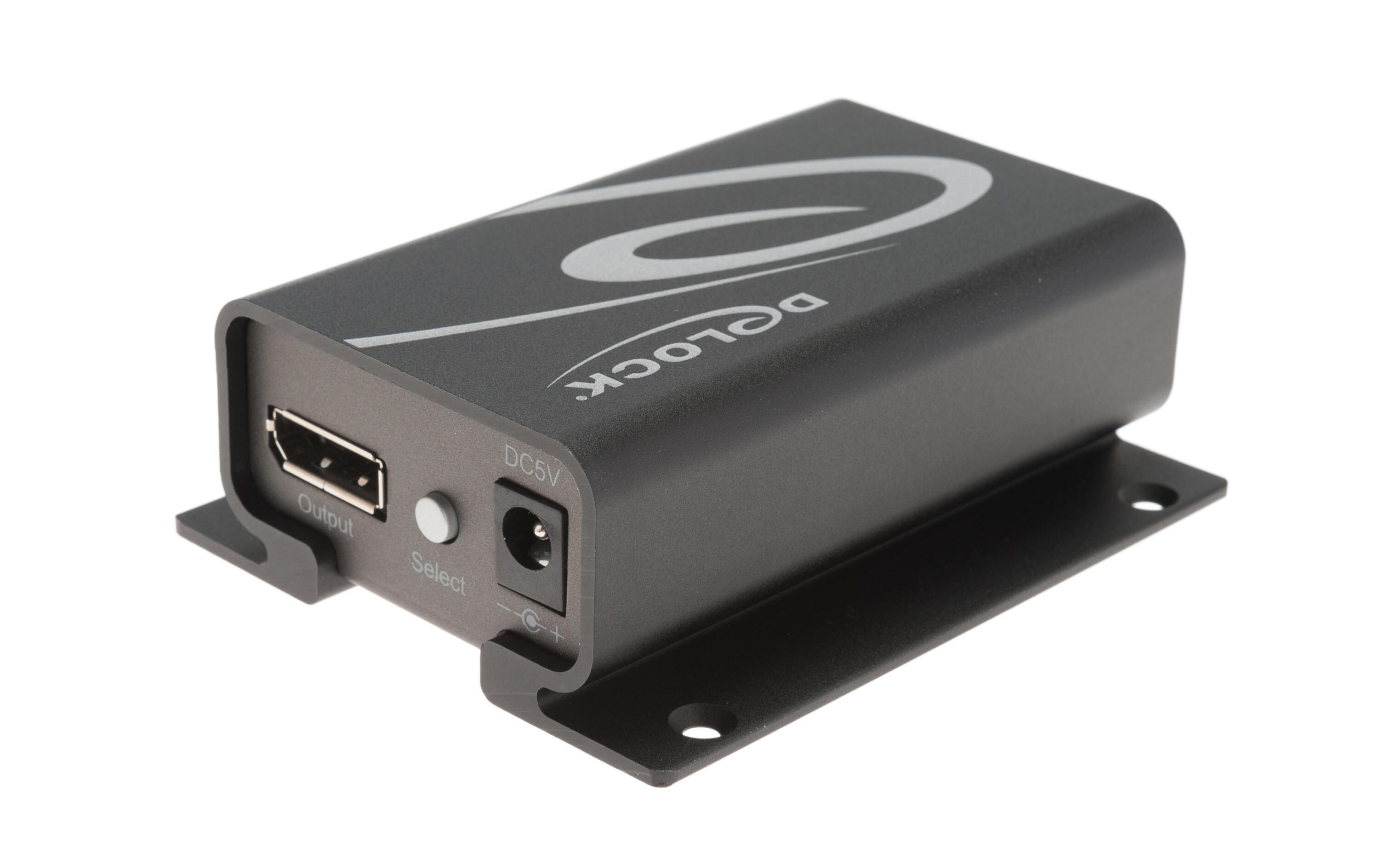 Switchbox Displayport, 2 Port, 4K support<br>Displayport Switchbox mit DP++ und 4K support
