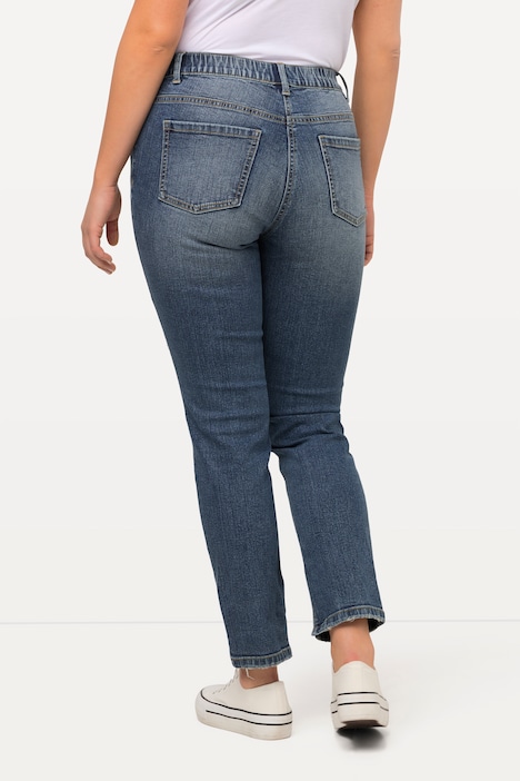 Jeans Sarah, Destroyeffekte, schmales Bein, Elastikbund