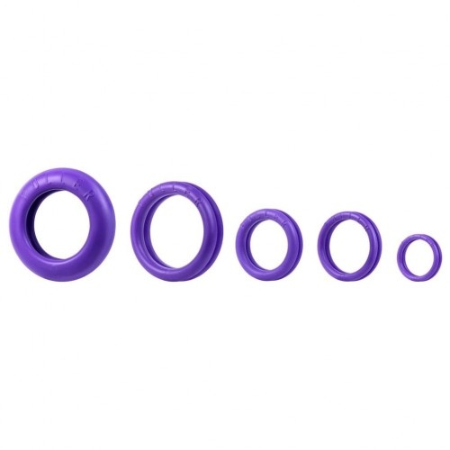 Brinquedo de aro Ferplast Puller Standard roxo para cães