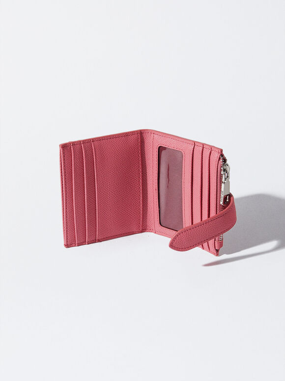 Porta-cartões básico - Rosa