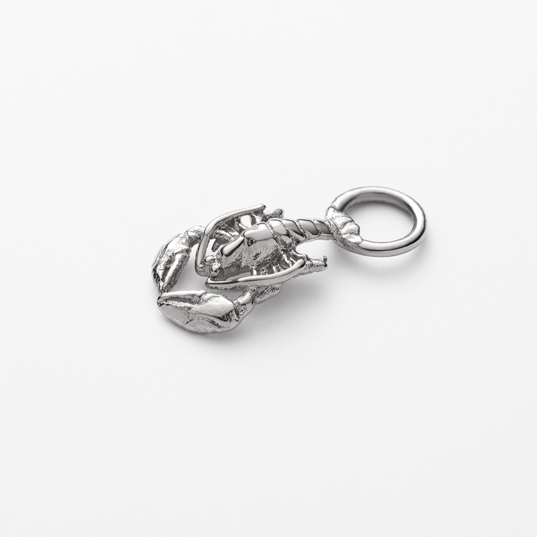 Paul Hewitt Charm Lobster Marinium Ocean Steel Silbrig
