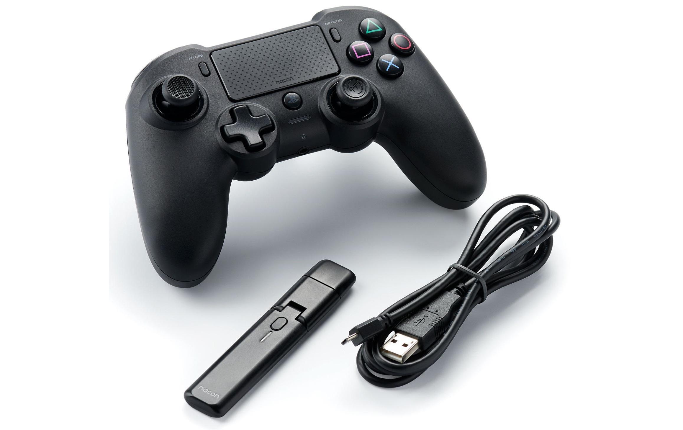 Controller Asymmetric Wireless SchwarzKabelloser Controller für PlayStation 4