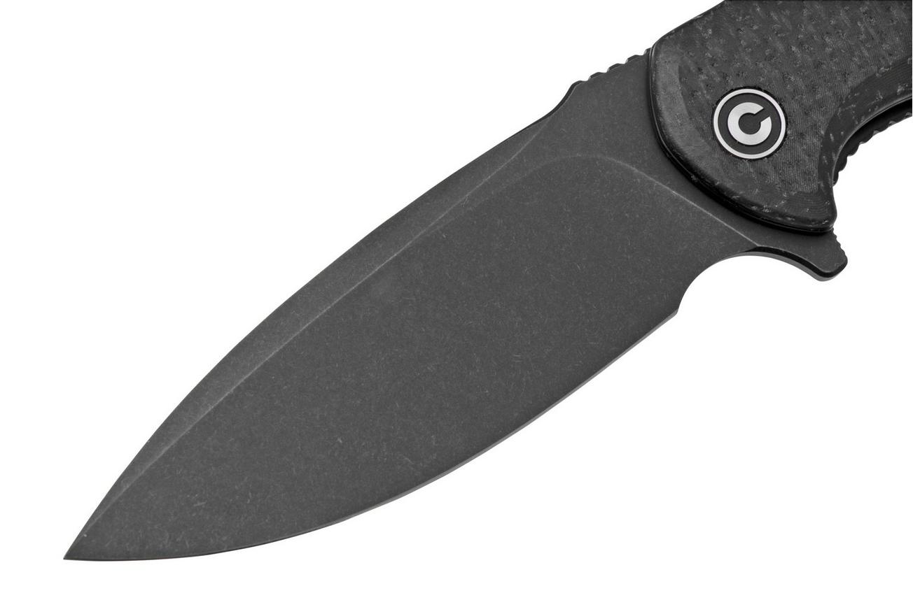 Civivi Praxis C803G Black Coarse Micarta zakmes