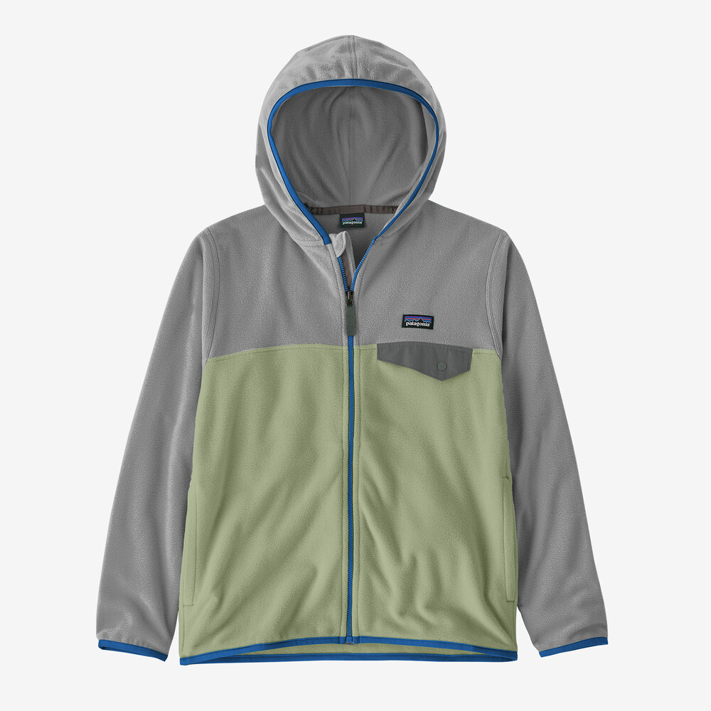 Kinder-Fleecejacke mit Mikro-D-Schnappverschluss