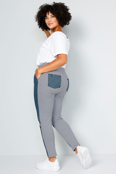 Joggpants, Slim Fit, Jersey-Rückseite, Elastikbund