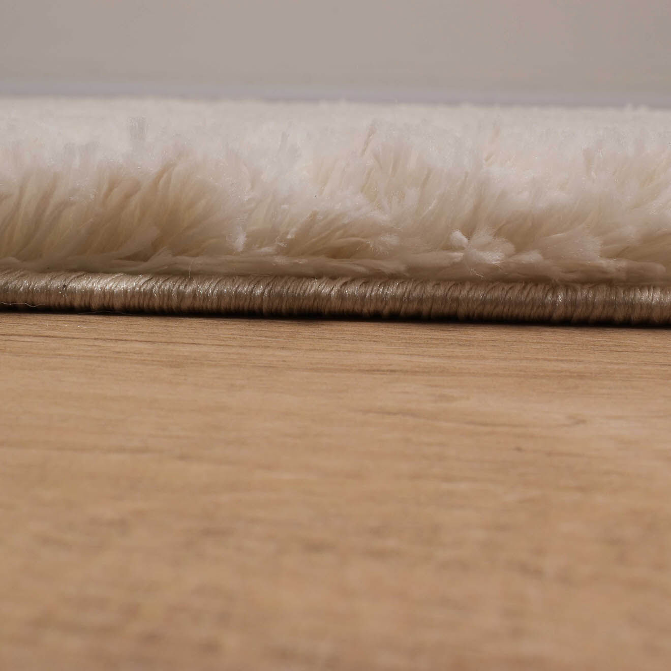 Nazar Rugs Tapis Shaggy doux Oslo 637 beige - 160x230 cm