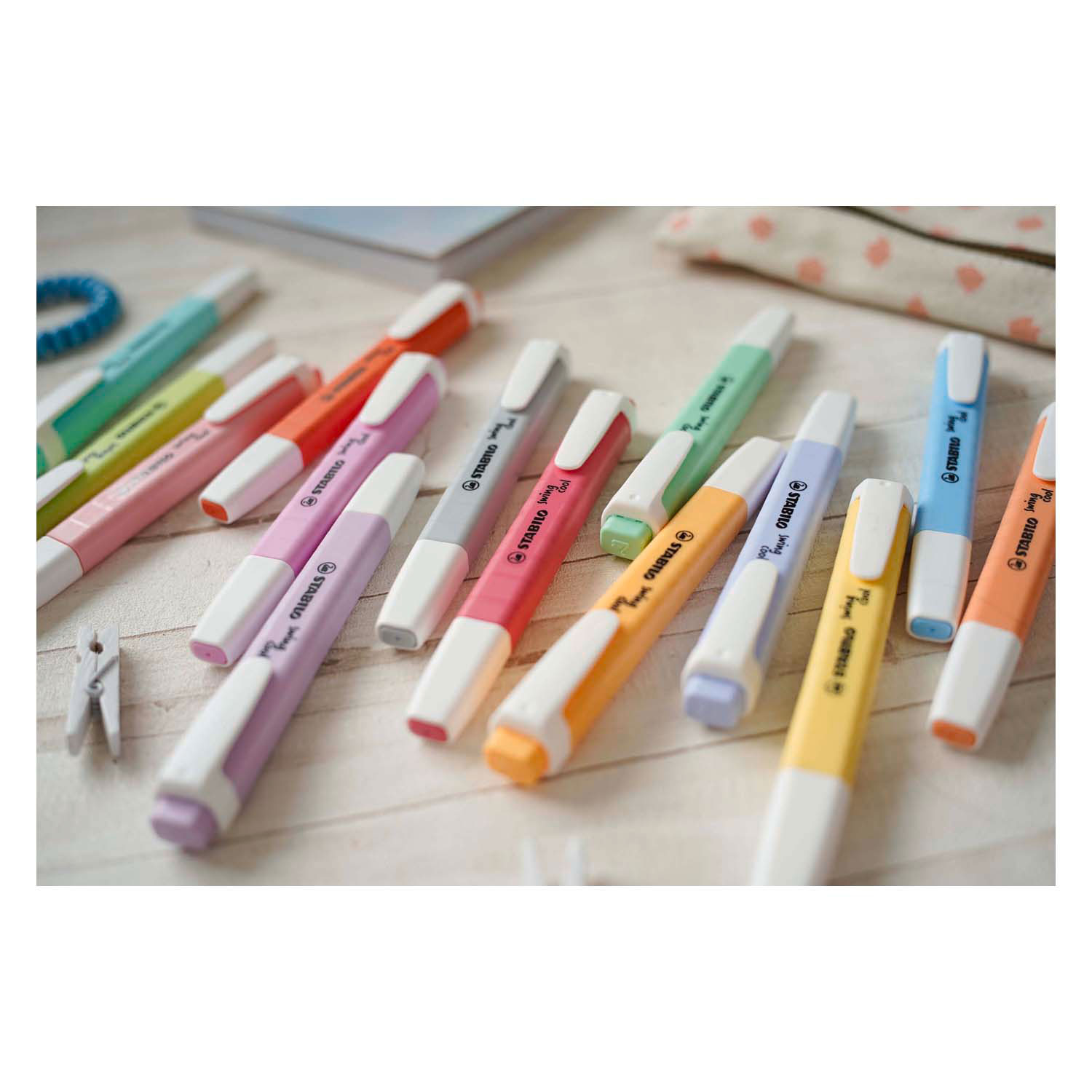 STABILO swing coolPastel - Markeerstift - Set Met 8 Stuks