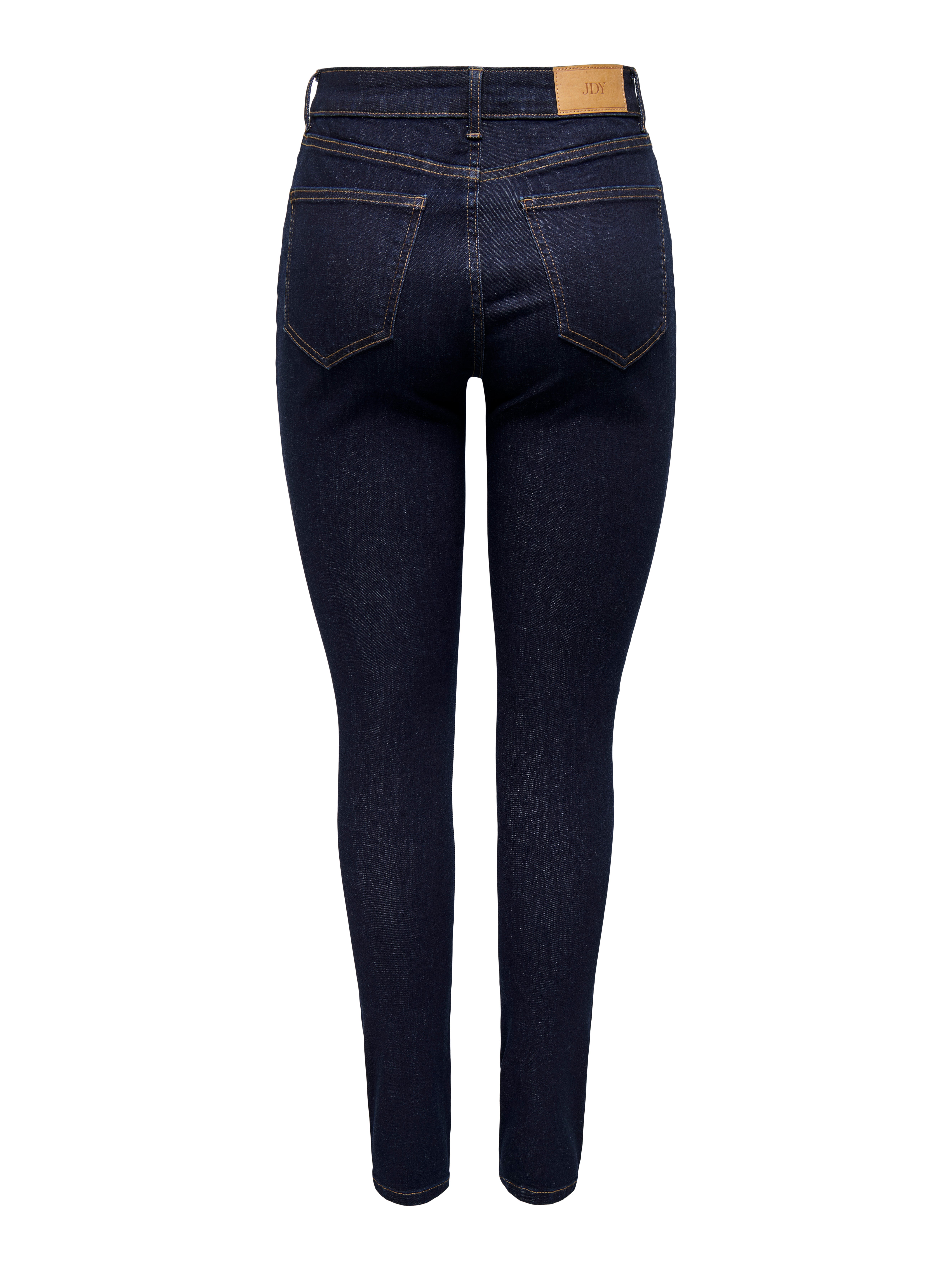 JDYAYA Hohe Taille Skinny Fit Jeans Dark Blue Denim
