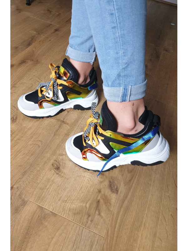 Baskets bande 'Lina'